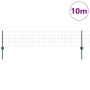 Valla Euro con 5 postes en U Verde 0.4x10 m Acero by , fence posts - Ref: Foro24-3335980, Price: 36,47 €, Discount: %