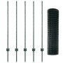 Conjunto de Cerca de Jardín Set de 2 Verde by , fence posts - Ref: Foro24-3336000, Price: 64,89 €, Discount: %