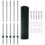 Conjunto de Cerca de Jardín Set de 2 Verde by , fence posts - Ref: Foro24-3336000, Price: 64,89 €, Discount: %