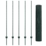 Cerca Euro de con Postes Juego de 2 Verde by , fence posts - Ref: Foro24-3336001, Price: 75,76 €, Discount: %