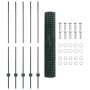 Cerca Euro de con Postes Juego de 2 Verde by , fence posts - Ref: Foro24-3336001, Price: 75,76 €, Discount: %