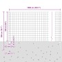 Juego de Cercas Euro Set de 2 Verde Acero 10 x 1.6 m Resistente by , fence posts - Ref: Foro24-3336003, Price: 82,05 €, Disco...