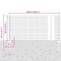 Set de Cerca Europea de Set de 2 Verde by , fence posts - Ref: Foro24-3336006, Price: 120,75 €, Discount: %