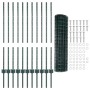 Cerca Euro Juego de 2 Verde Plástico, Metal by , fence posts - Ref: Foro24-3336012, Price: 139,02 €, Discount: %