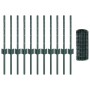 Cerca Euro Juego de 2 Verde Metal 25 x 0.4 m Durable Cerca by , fence posts - Ref: Foro24-3336014, Price: 63,39 €, Discount: %