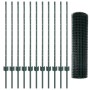 Set de Cerca de Jardín Pack de 2 Verde Acero 25 x 1 m Durable by , fence posts - Ref: Foro24-3336027, Price: 108,44 €, Discou...