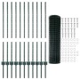 Set de Cerca de Jardín Pack de 2 Verde Acero 25 x 1 m Durable by , fence posts - Ref: Foro24-3336027, Price: 108,44 €, Discou...