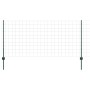 Set de Cerca de Jardín Pack de 2 Verde Acero 25 x 1 m Durable by , fence posts - Ref: Foro24-3336027, Price: 108,44 €, Discou...