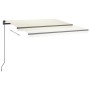 Automatic awning with LED and wind sensor cream color 3x2.5 m by vidaXL, Awnings - Ref: Foro24-3070112, Price: 570,82 €, Disc...