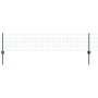 Cerca Euro de Set de 3 Verde Acero, PVC Mediano Resistente by , fence posts - Ref: Foro24-3336033, Price: 121,15 €, Discount: %