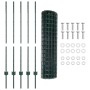 Juego de Cercas de Jardín Set de 2 Verde Metal 10 x 1.2 m by , fence posts - Ref: Foro24-3336043, Price: 65,65 €, Discount: %