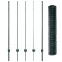 Conjunto de Valla Euro Conjunto de 2 Verde Metal Grande by , fence posts - Ref: Foro24-3336044, Price: 80,30 €, Discount: %