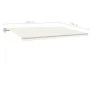 Manuell einziehbare Markise mit cremefarbenen Stangen 5x3,5 m von vidaXL, Markisen - Ref: Foro24-3070057, Preis: 505,94 €, Ra...
