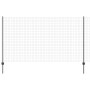 Set de Cercas de Jardín Set de 2 Gris Metal Estándar Duradero by , fence posts - Ref: Foro24-3336059, Price: 99,00 €, Discoun...