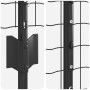 Juego de Valla de Jardín de Set de 2 Gris Acero Galvanizado by , fence posts - Ref: Foro24-3336061, Price: 108,52 €, Discount: %