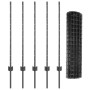 Juego de Cercas de Jardín Set de 2 Gris Metal 10 x 1 m by , fence posts - Ref: Foro24-3336065, Price: 69,67 €, Discount: %