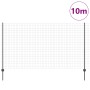 Juego de Cercas Enrollables de Jardín Conjunto de 2 Gris Metal by , fence posts - Ref: Foro24-3336067, Price: 92,90 €, Discou...