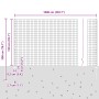 Juego de cerca Euro gris Pack de 2 Gris de , Postes de cerca - Ref: Foro24-3336068, Precio: 88,05 €, Descuento: %