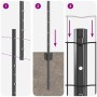 Juego de Cerca de Jardín 2 Piezas Gris Oscuro Acero Galvanizado de , Postes de cerca - Ref: Foro24-3336069, Precio: 103,82 €,...