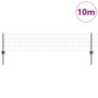 Juego de cercas de jardín Set de 2 Gris Metal 10 x 0.4 m by , fence posts - Ref: Foro24-3336070, Price: 40,28 €, Discount: %