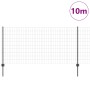 Juego de Cerca Euro Juego de 2 Gris by , fence posts - Ref: Foro24-3336073, Price: 63,39 €, Discount: %