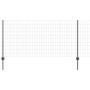 Juego de Cerca Euro Juego de 2 Gris by , fence posts - Ref: Foro24-3336073, Price: 63,39 €, Discount: %