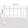 Valla Euro con 5 Postes U Gris 0.6x10 m Acero by , fence posts - Ref: Foro24-3336079, Price: 43,10 €, Discount: %