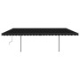 Manuell einziehbare Markise mit anthrazitgrauen Stangen 3,5 x 2,5 m von vidaXL, Markisen - Ref: Foro24-3070119, Preis: 314,20...
