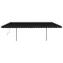 Manuell einziehbare Markise mit anthrazitgrauen Stangen 3,5 x 2,5 m von vidaXL, Markisen - Ref: Foro24-3070119, Preis: 341,97...