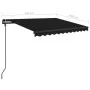 Manuell einziehbare Markise mit anthrazitgrauen Stangen 3,5 x 2,5 m von vidaXL, Markisen - Ref: Foro24-3070119, Preis: 341,97...