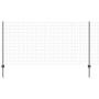 Valla Euro Set de 2 Gris Metal Estándar Robusto Valla Euro by , fence posts - Ref: Foro24-3336108, Price: 156,63 €, Discount: %