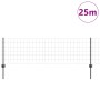 Cerca Euro de con postes U Juego de 2 Gris Acero Galvanizado by , fence posts - Ref: Foro24-3336110, Price: 71,96 €, Discount: %