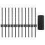 Cerca Euro Set de 2 Gris Metal Grande Expandible Rectangular by , fence posts - Ref: Foro24-3336114, Price: 56,04 €, Discount: %