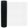 Set de Cercas de Jardín Set de 2 Gris Acero Recubierto en Polvo by , fence posts - Ref: Foro24-3336117, Price: 116,51 €, Disc...