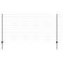 Juego de Valla Euro Juego de 2 Gris Metal Grande Duradero by , fence posts - Ref: Foro24-3336118, Price: 131,76 €, Discount: %