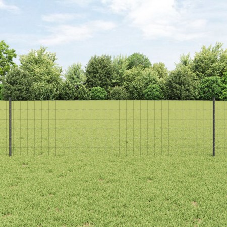 Juego de Cercas de Jardín Set de 3 Gris Oscuro Acero Estándar by , fence posts - Ref: Foro24-3336126, Price: 139,63 €, Discou...