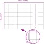 Juego de Cercas de Jardín de Set de 3 Gris Acero recubierto de PVC von , Zaunpfosten - Ref: Foro24-3336127, Preis: 104,62 €, ...