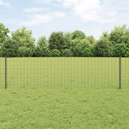 Valla Euro Set de 3 Gris metal cubierto de PVC 50 x 0.6 m de , Postes de cerca - Ref: Foro24-3336143, Precio: 150,73 €, Descu...