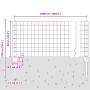 Valla Euro Set de 3 Gris metal cubierto de PVC 50 x 0.6 m de , Postes de cerca - Ref: Foro24-3336143, Precio: 150,73 €, Descu...