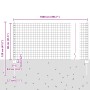 Set de Cerca Euro Set de 2 Acero galvanizado Grande Duradero by , fence posts - Ref: Foro24-3336146, Price: 75,95 €, Discount: %