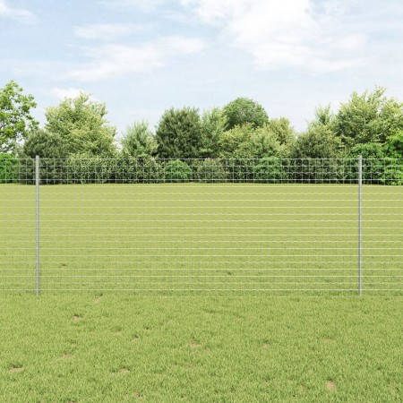 Juego de Cerca de Jardín Juego de 2 Acero Galvanizado 10 x 1 m by , fence posts - Ref: Foro24-3336147, Price: 91,49 €, Discou...