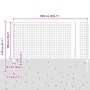 Juego de Cerca de Jardín Juego de 2 Acero Galvanizado 10 x 1 m by , fence posts - Ref: Foro24-3336147, Price: 91,49 €, Discou...