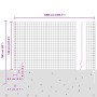 Set de Cerca de Jardín Set de 2 Acero Galvanizado 10 x 1.2 m by , fence posts - Ref: Foro24-3336148, Price: 101,63 €, Discoun...