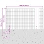 Conjunto de Cercas de Jardín 2 piezas Acero galvanizado 10 metros by , fence posts - Ref: Foro24-3336167, Price: 122,17 €, Di...