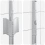 Juego de Cerca de Jardín Set de 2 Acero Galvanizado 10 x 1.6 m von , Zaunpfosten - Ref: Foro24-3336175, Preis: 114,26 €, Raba...
