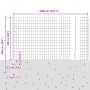 Juego de Cerca de Jardín Set de 2 Acero Galvanizado 10 x 1.6 m von , Zaunpfosten - Ref: Foro24-3336175, Preis: 114,26 €, Raba...