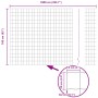 Juego de Cerca de Jardín Set de 2 Acero Galvanizado 10 x 1.6 m von , Zaunpfosten - Ref: Foro24-3336175, Preis: 114,26 €, Raba...