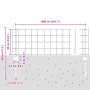 Rollo de Cerca de Jardín Set de 2 Acero Galvanizado 10 x 0.4 m von , Zaunpfosten - Ref: Foro24-3336176, Preis: 42,59 €, Rabat...