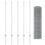 Set de Cerca de Jardín Set de 2 Acero Galvanizado 10 x 1.2 m by , fence posts - Ref: Foro24-3336180, Price: 81,76 €, Discount: %