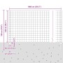 Set de Cerca Euro Set de 2 Acero galvanizado 10 x 1.4 m by , fence posts - Ref: Foro24-3336181, Price: 97,25 €, Discount: %